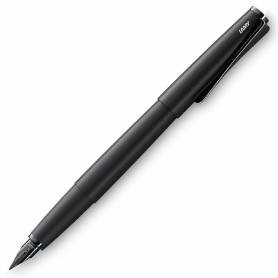 LAMY Studio Lx Fountain Pen in All Black - Fine Point - NEW in box - L66ALBKF
