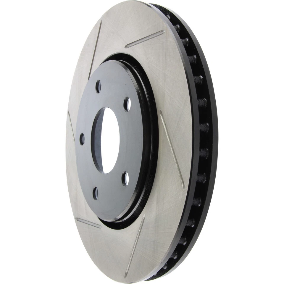 Par de rotores de freno de disco delanteros para Chrysler Town & Country 2008-2016 (43981) Foto 4 de 4