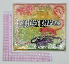 Vintage Vending Display Board Sticky animals 0258
