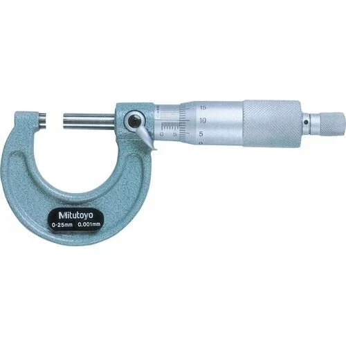 Mitutoyo 103-129 Outside Micrometer Caliper Economy Design 0.001, 0-25mm
