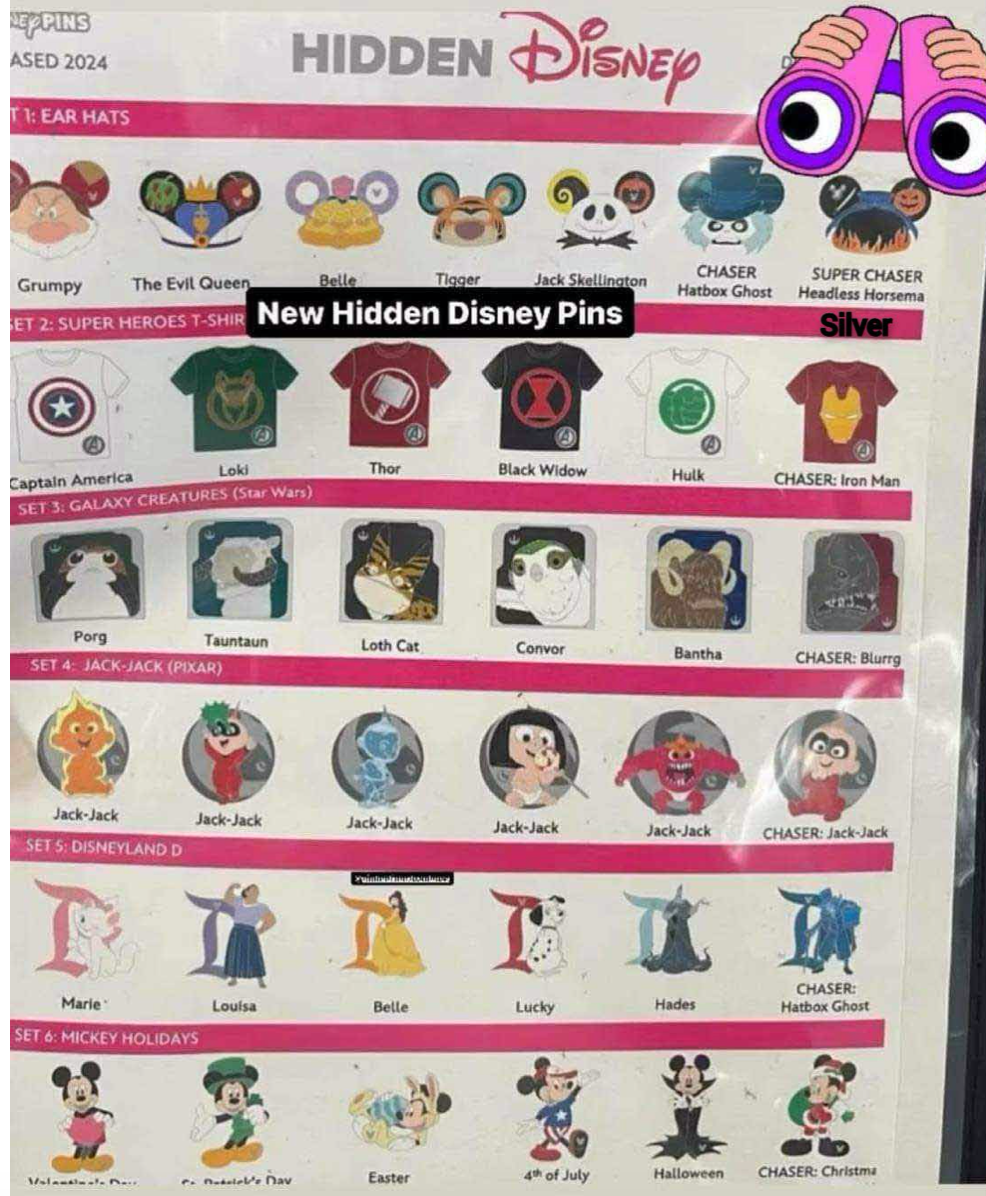 Disneyland Hidden Mickey 2024 Pin_Galaxy Creatures_Loth Cat