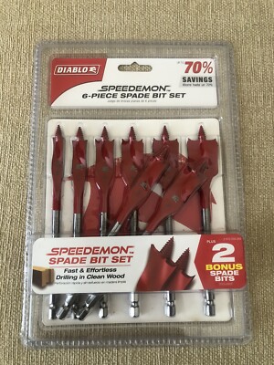 1-1/2 In. X 6 In. Speedemon Spade Bit (2-Pack