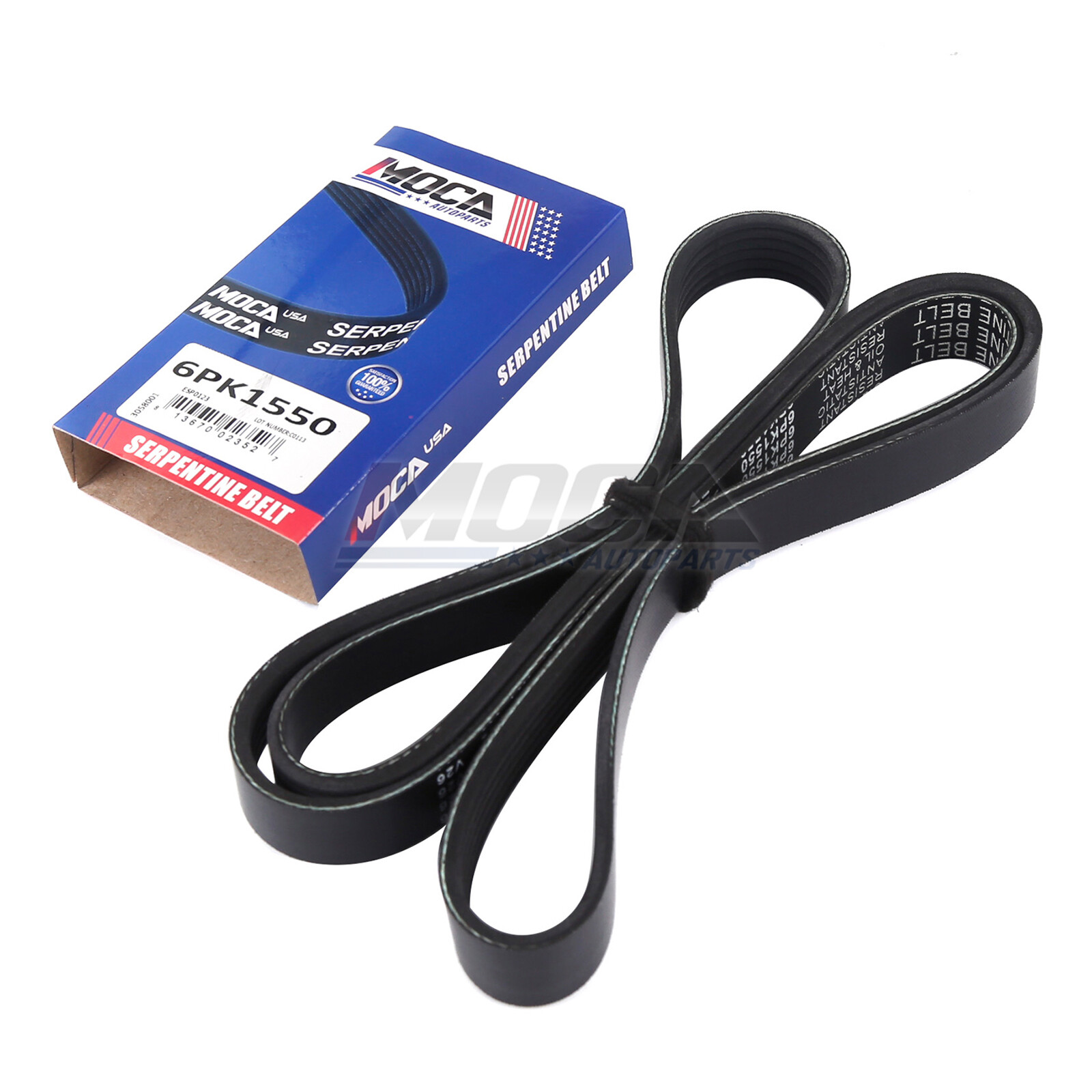 Serpentine Belt Fits BMW Ford Land Rover MOCA EPDM 6PK1550 | eBay