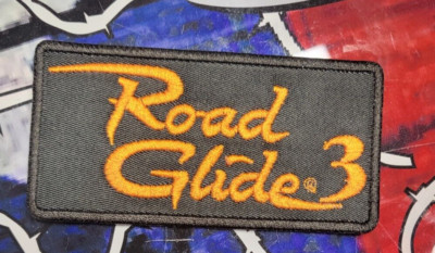 EMBROIDERED ROAD GLIDE 3 TRIKE MOTORCYCLE PATCH (Please Read Ad)