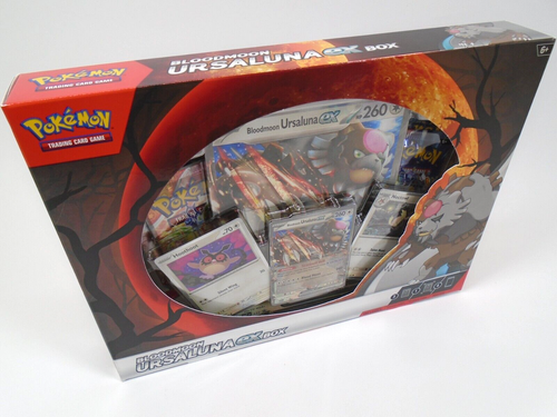 Pokemon Bloodmoon Ursaluna ex Box TCG Sealed Has Surging Sparks Inside