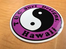 Vintage 80's original T C Surf Designs sticker NOS
