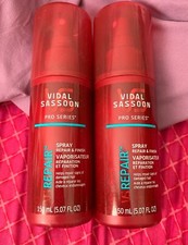 2 VIDAL SASSOON Repair  Finish Spray 5.07 fl oz Each BN