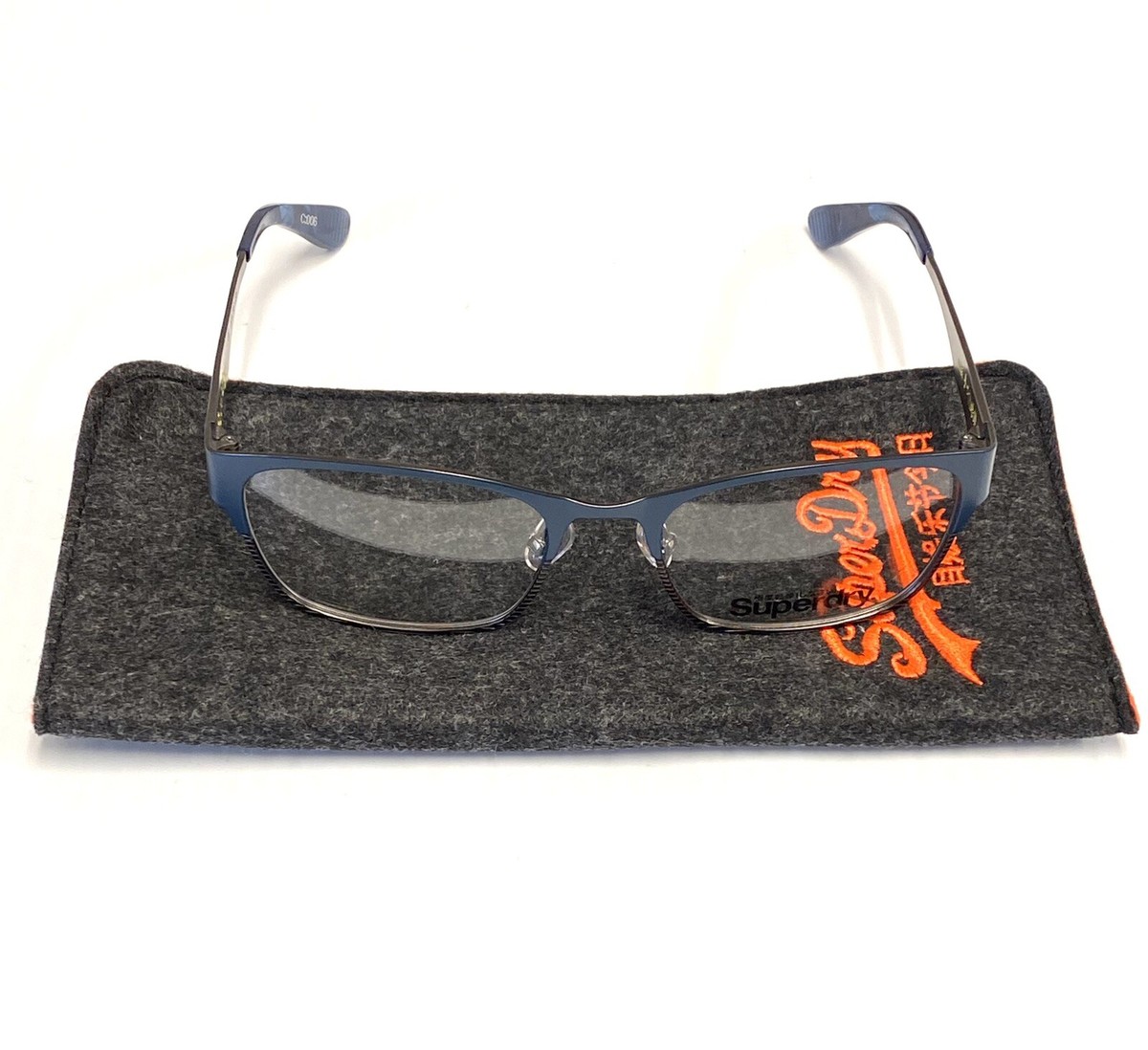 Brand New, Superdry Eyeglasses Style Mia Col. 006 Blue/Gun  display picture 1