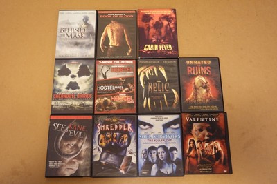 Lot 11 Horror DVD's Hostel Trilogy, Cabin Fever, Valentine, Shredder, Ruins, See