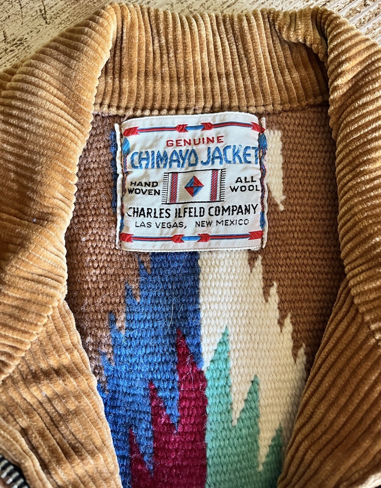 1930's Vintage Chimayo Shorty Cropped Wool Jacket Coa… Gem