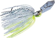 Z Man ChatterBait Jack Hammer Bladed Swim Jig 3/8 Oz Green Shad CBJH38-04