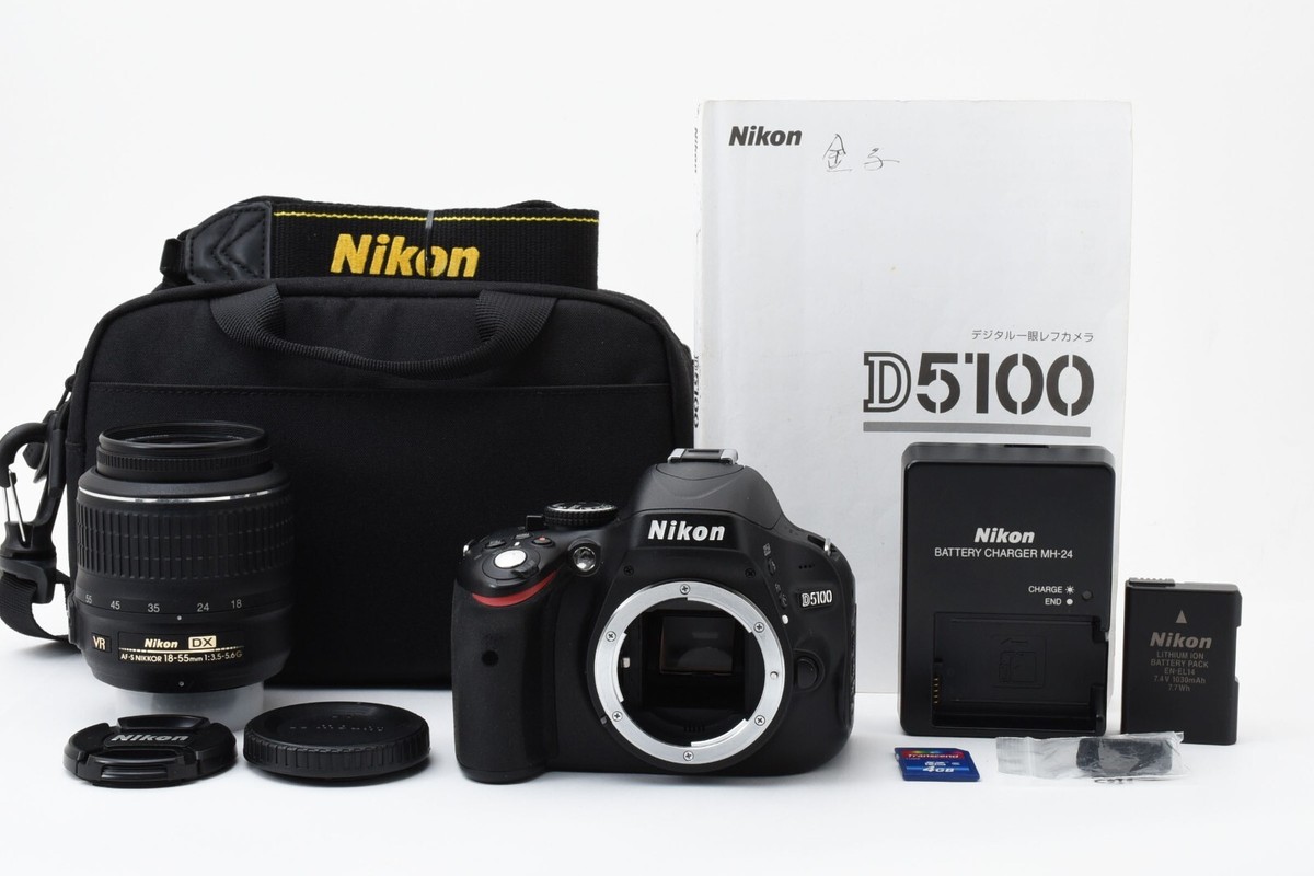 Nikon D5100 16.2 MP Digital w/ AF-S DX 18-55mm Lens [Excellent+5 