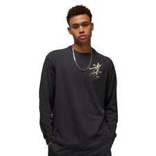 Air Jordan Flight Heritage Paris Men's Crewneck Tee Off Noir-Rattan DV1476-045