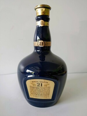 Chivas Royal Salute 21yr Scotch Whisky Empty Quart Bottle Blue | eBay