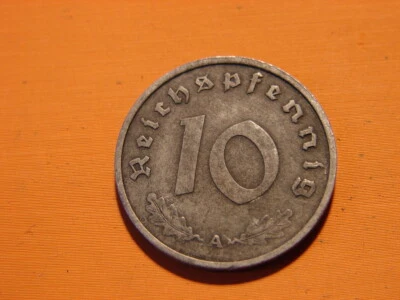 ALLEMAGNE. III EME REICH. 10 REICHSPFENNIG 1940.A. BERLIN. - Photo 1/2
