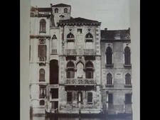 Paolo salviati, Palazzo Contarini-fasan 1870-80 albumen print , fine 