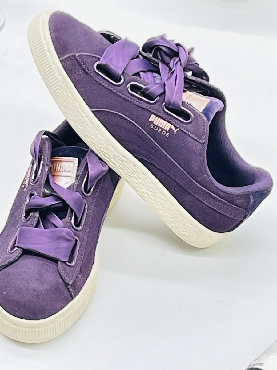 puma purple suede shoes