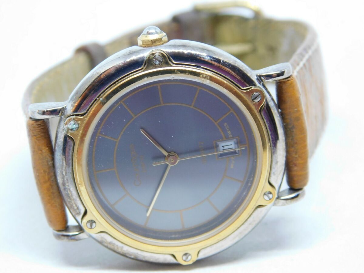 Courreges| (324GSA132CR0065 9999) Courreges Paris Two Tone Case Quartz Analog Women's Watch