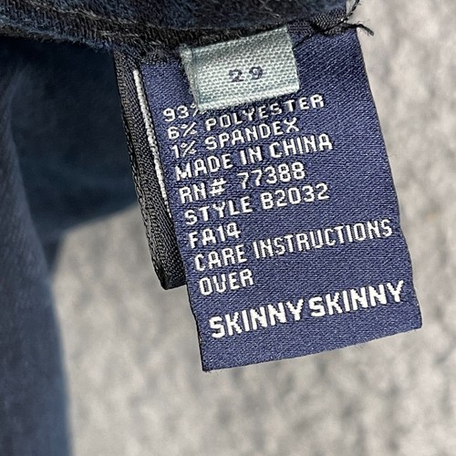 Madewell Womens Jean Blue Denim Mid Rise Skinny Skinny Pockets Zip Logo Size 29 - Picture 6 of 13