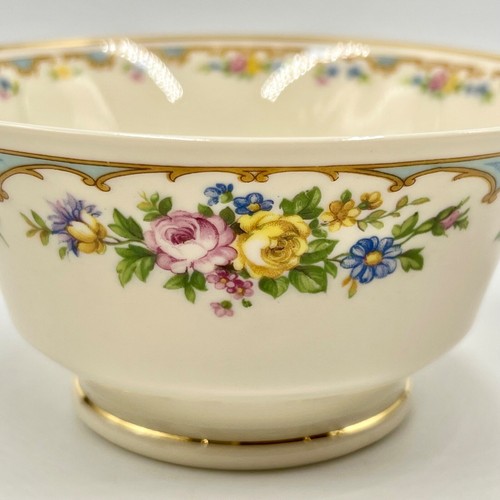 SYRACUSE CHINA OLD IVORY CREAM & SUGAR SET; ENSLEY BLUE; EXCELLENT CONDITION - Picture 3 of 14
