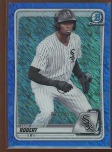 Luis Robert 2020 Bowman Chrome Blue Shimmer Refractor /150 #BCP-150