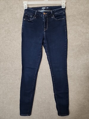 Old Navy Mid Rise Rockstar Super Skinny Jeans Womens Long