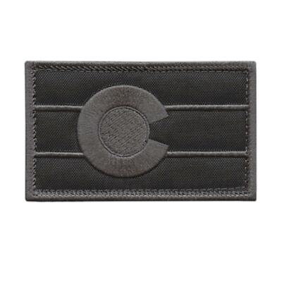 Patch Morale Tattico - Bandiera California Blackout (Subdued) Con Retro A Uncino (Hook Fastener) - 5,1 X 8,3 Cm - 4