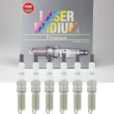 Genuine NGK Laser Iridium Spark Plug 6PCS Set for 16-23 Cadillac Chevy GMC 3.6L