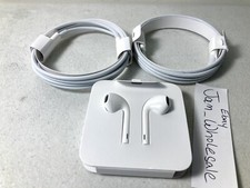 Apple EarPods w/Lightning Connector In Ear Headset  2x USB-C To Lightning Cable