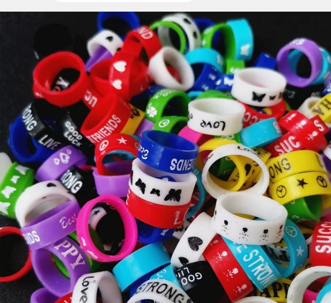 Kids silicone deals rings