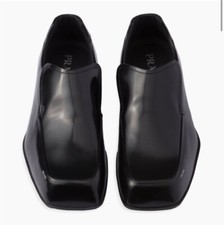 PRADA RAZOR BRUSHED LEATHER LOAFERS SS24
