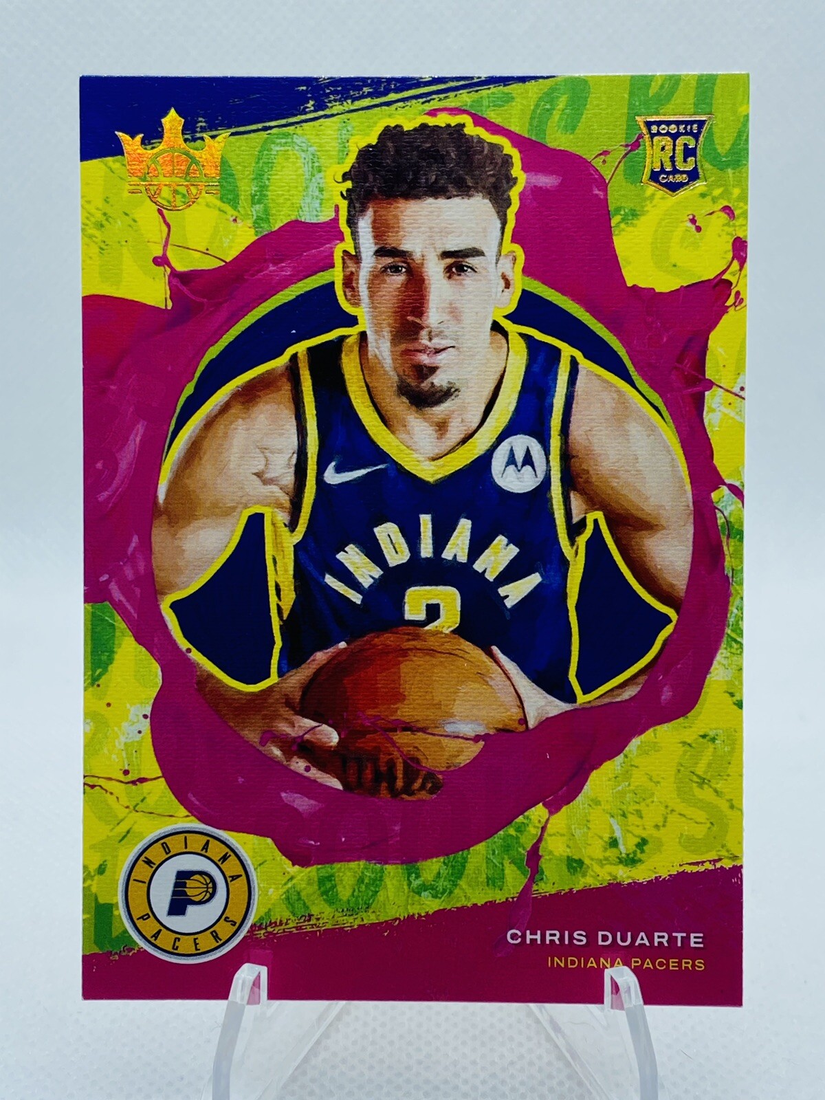 2021-22 Court Kings Chris Duarte Level 2 II Rookie Card RC #109 Pacers