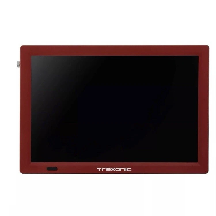 Trexonic 14" Red Portable Widescreen LED TV TRX-14D AC/DC Remote HDMI AV USB SD - Image 2 of 4