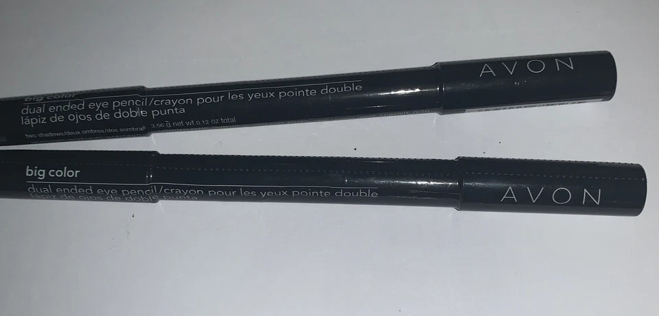 AVON Big Color Dual Ended Eye Pencil PLUM PERFECTION Lot Of 2 - Image 2 of 2