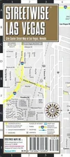 Map of Las Vegas, Nevada City Center Street map, Laminated, by Streetwise 