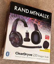 RAND MCNALLY CLEARDRYVE CD 220 CD220 DRAGON SCALE BLUETOOTH HEADSET OPEN BOX