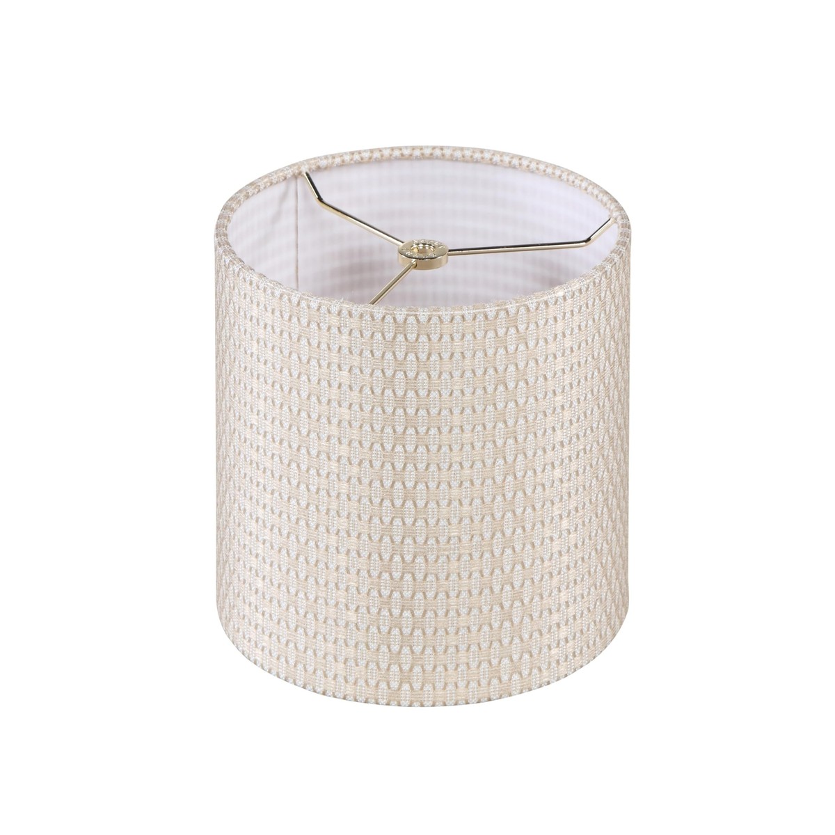 Aspen Creative Lampenschirm Empire-Form, Beige, Spinnen-Montage – 45,7 Cm Breit, 31,8 Cm Hoch, Für Harfenbefestigung