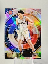 n02 2020-21 Select KILLIAN HAYES Rookie Numbers SILVER PRIZM Pistons RC #23