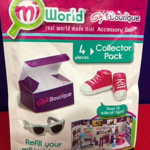 MiWorld Style Boutique Accessary Set 4 PCS Collector Pack Shoes, Shoebox - Picture 3 of 4