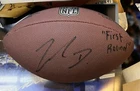 JAHAN DOTSON Washington Commanders SIGNED NFL Football Penn state proof