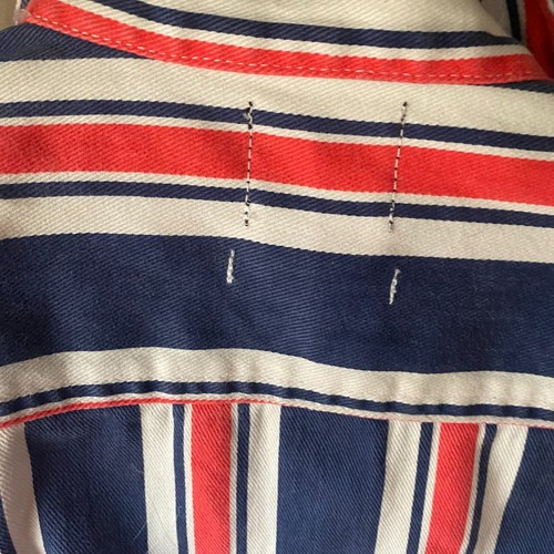 Urban Outfitters BDG Striped Red White & Blue Jean Jacket Size M America USA - Picture 7 of 8