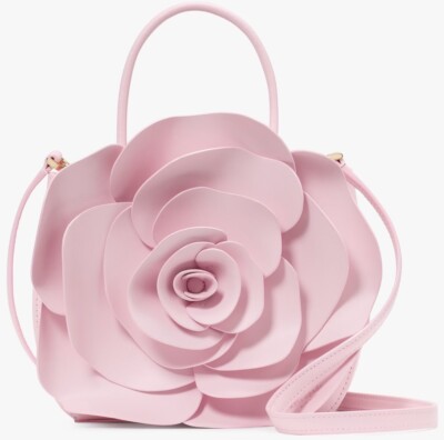 KATE SPADE FLORA 3D ROSE CROSSBODY PINK KE577 FACTORY