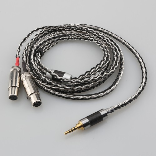 7N OCC Silver Plated Headphone Cable for Audeze LCD-2, LCD-3, LCD-4 LCD-X LCD-XC - Picture 1 of 12