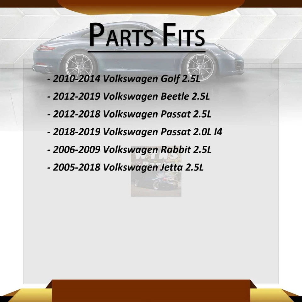Крепления анкерной стойки двигателя/крутящего момента/трансмиссии 3x для Volkswagen Golf 2,5 л 2010-2014 - Изображение 2 из 4