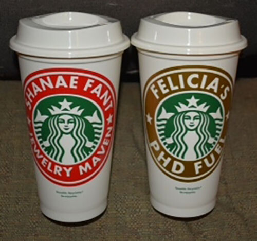 Personalisierte Starbucks Tassen-Reisebecher-Geburtstagsgeschenk-Unikat Geschenk-Tasse-Neuheit - Bild 4 von 9