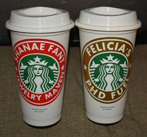 Tazas Starbucks personalizadas - Taza de viaje - Regalo de cumpleaños - Regalo único - Taza - Novedad Foto 4 de 4