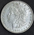 1880-O Morgan Silver Dollar, XF