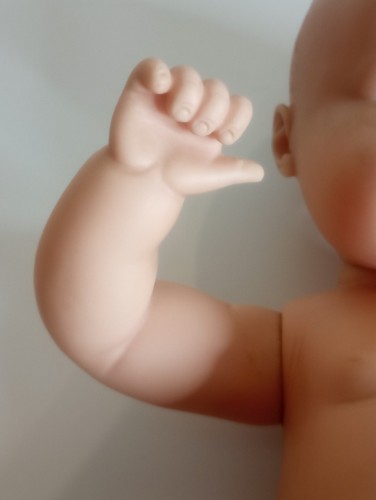 Vintage Uneeda Bärenhaut Baby Puppe Gelenke Taille geformtes Haar 12 Fuß - Bild 8 von 19