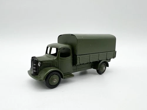 Vintage 30s Dinky Toys Austin Covered Truck Military Green Made in England