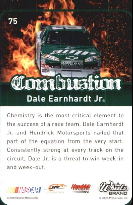 2009 Element #75 Dale Earnhardt Jr. C - RAC - Image 2 of 2